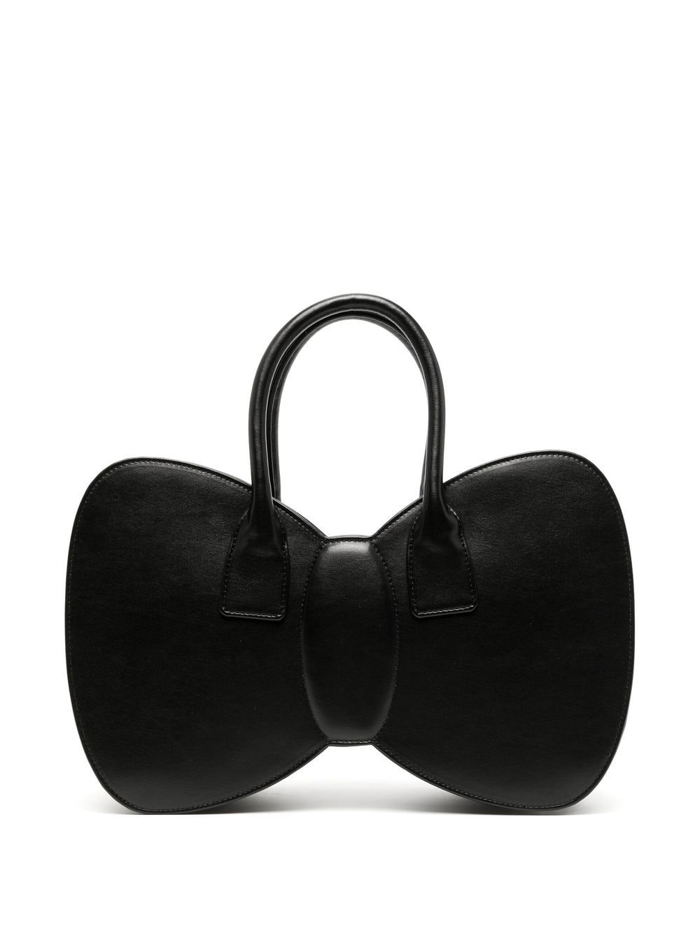 bow-shaped leather bag - 1