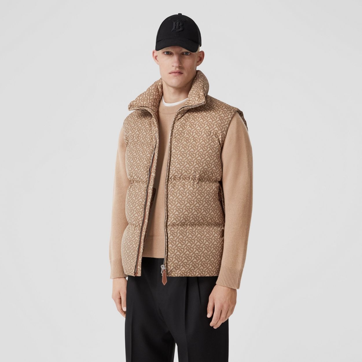 Monogram Jacquard Puffer Gilet - 7