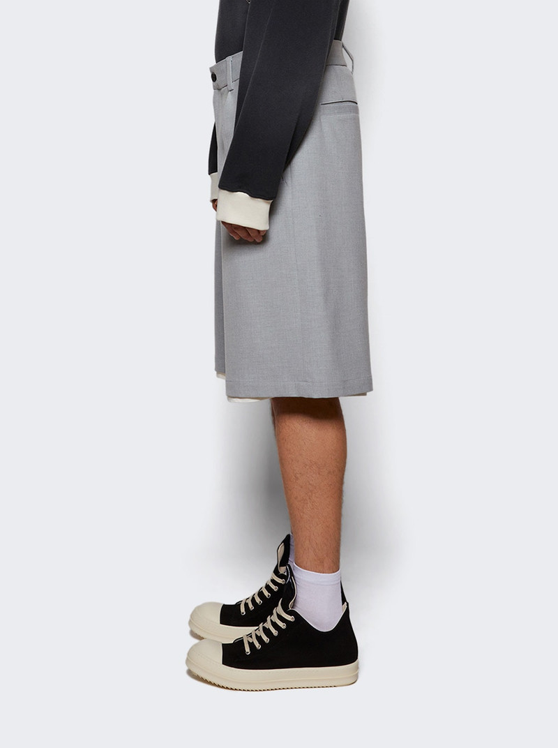 Pleated Shorts Grey 3
