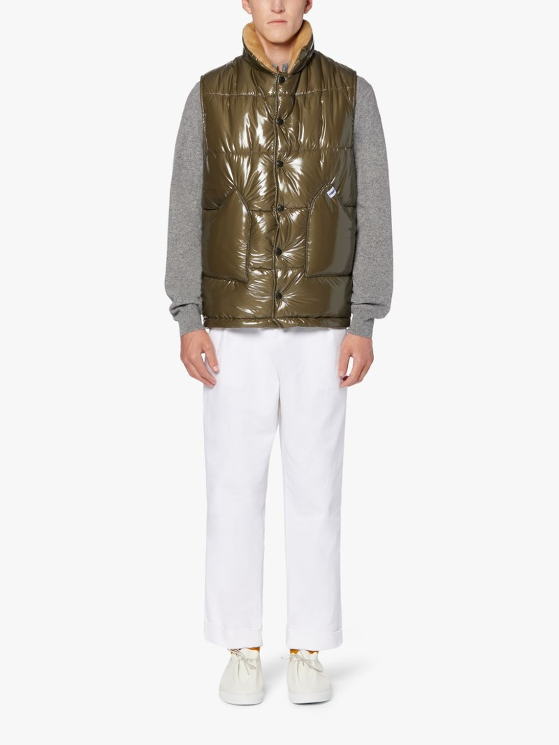 Mackintosh OSAKA KHAKI NYLON GILET | GQF-304 outlook