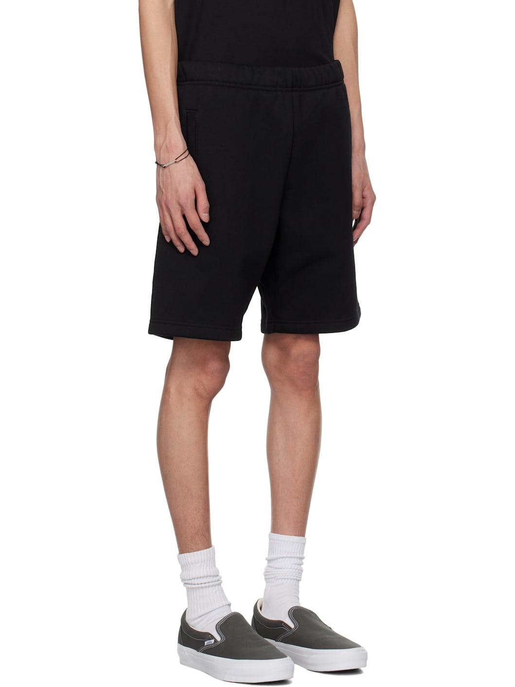 Black Chase Sweat Shorts - 2