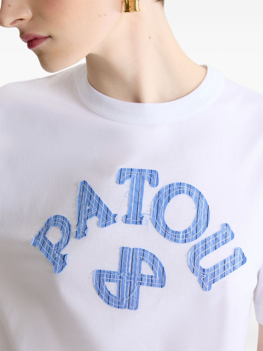 logo-lettering T-shirt - 5