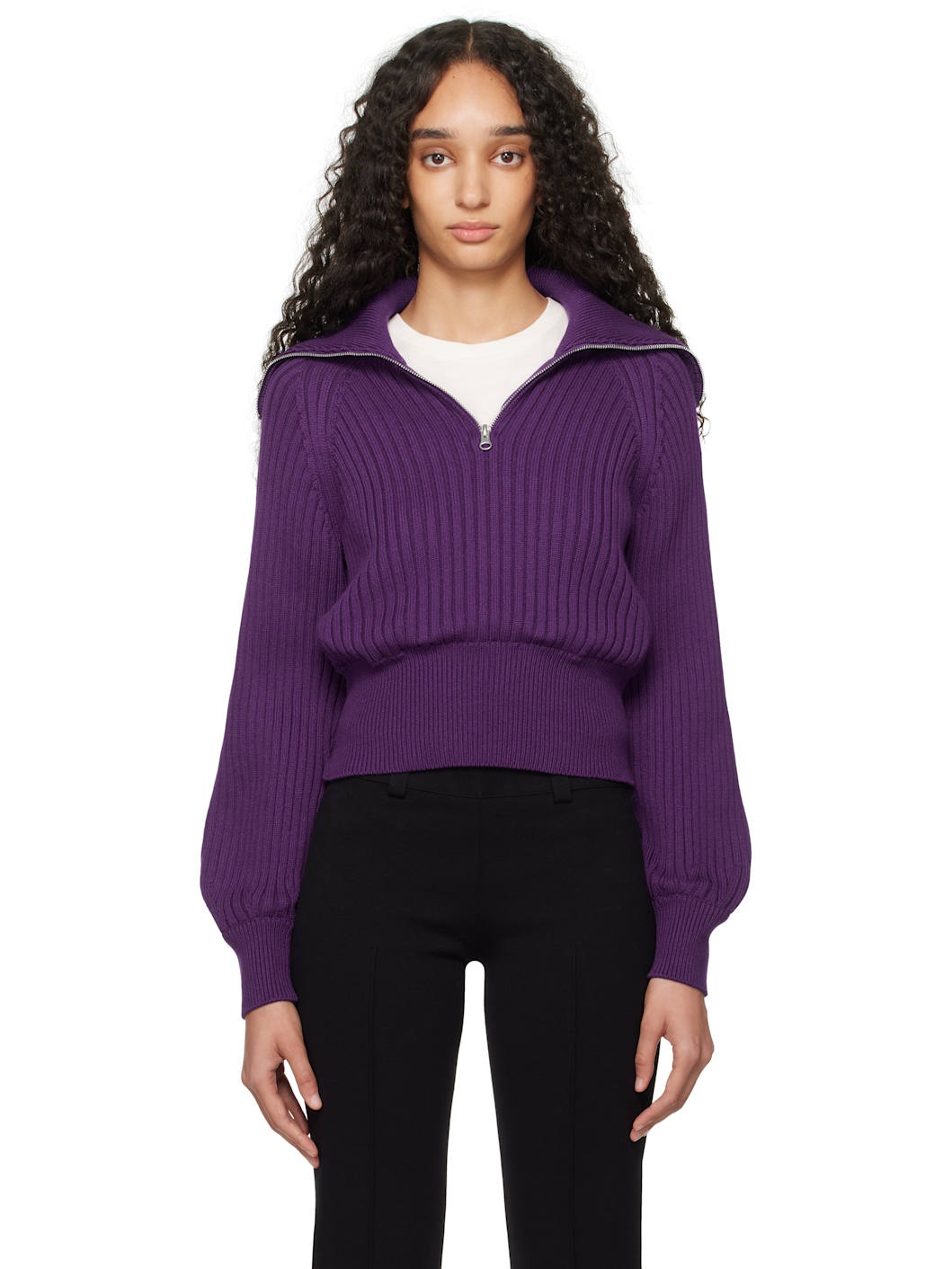 Purple Chester Sweater - 1
