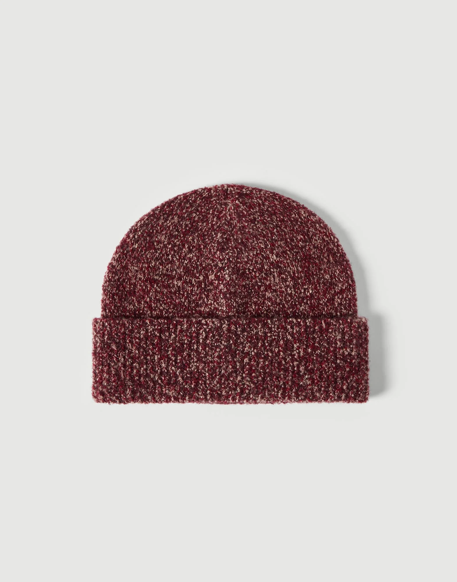 Virgin wool, silk and cashmere ribbed beanie - 1