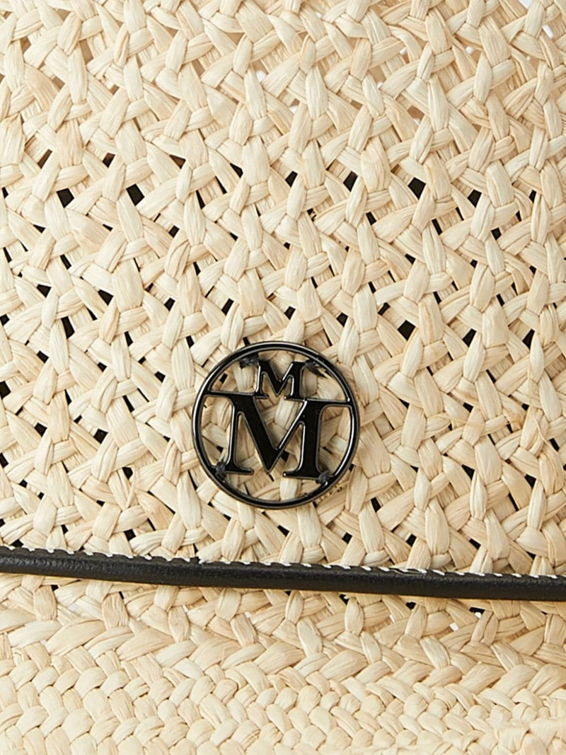 MAISON MICHEL logo-appliquÃ© fedora hat outlook