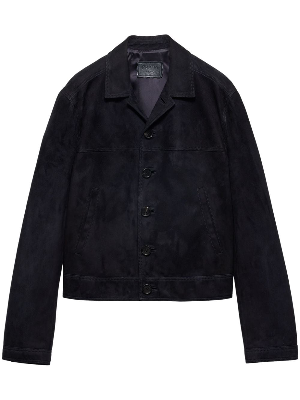 Suede blouson jacket - 1