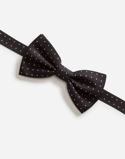 Dolce & Gabbana Bow-tie in printed silk outlook