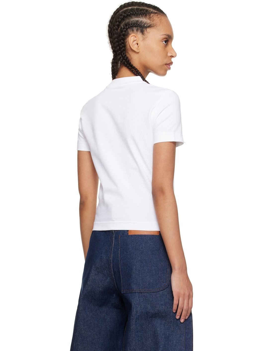 White Les Classiques 'The Gros Grain' T-shirt - 3
