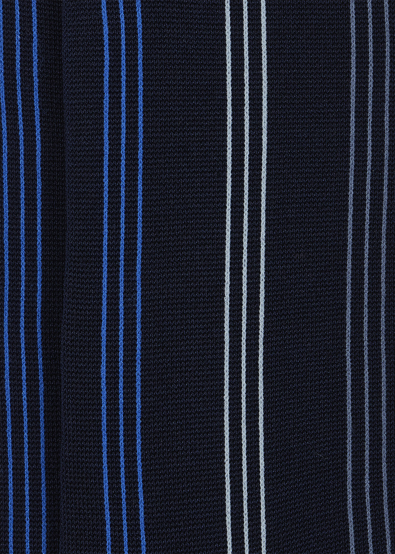 Blue Contrasting Stripe Socks 3