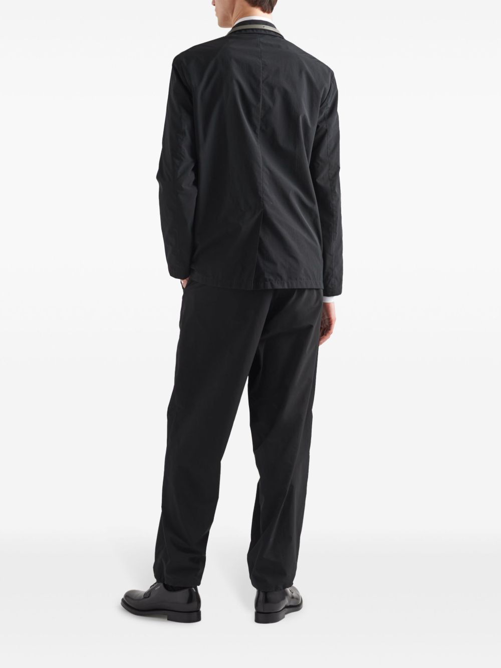 drawstring wide-leg trousers - 3