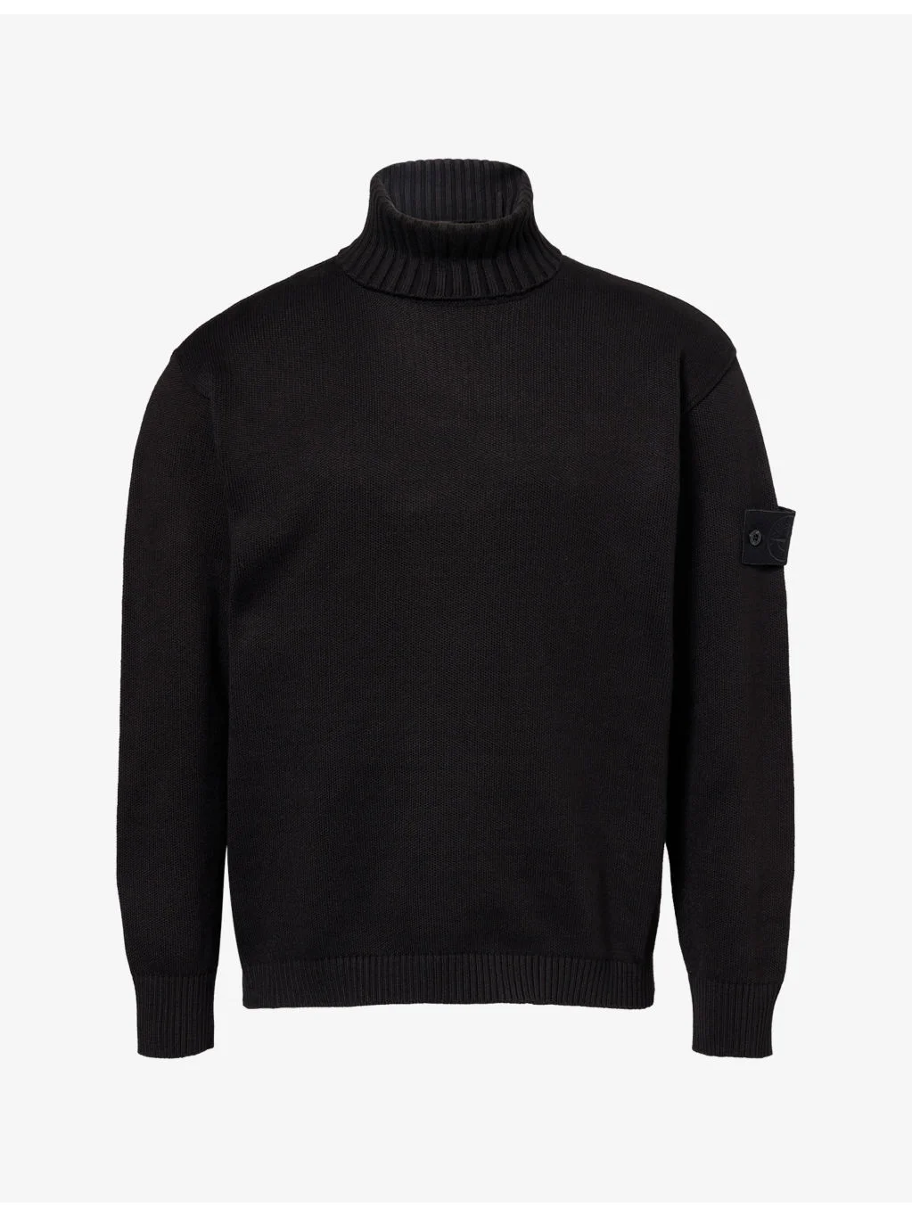 Ghost Knitted Cotton-Blend Roll-Neck - 1