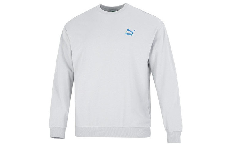 PUMA PUMA Logo Crew Neck Sweatshirt 'Grey' 538780-09 outlook