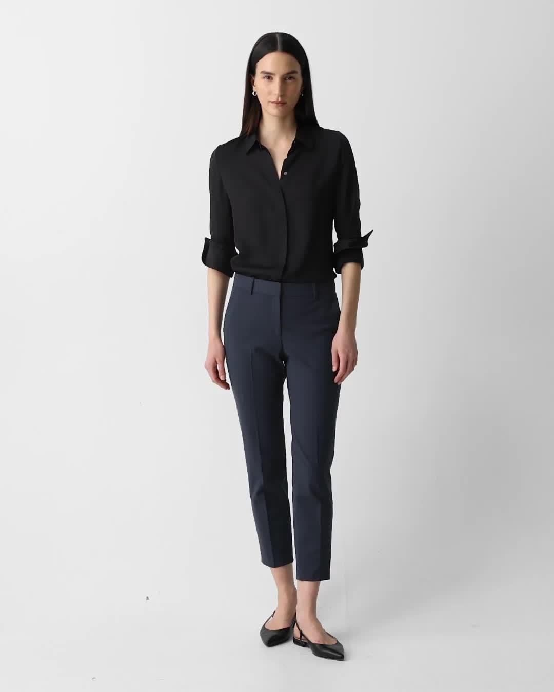 Treeca Pant in Good Wool - 7
