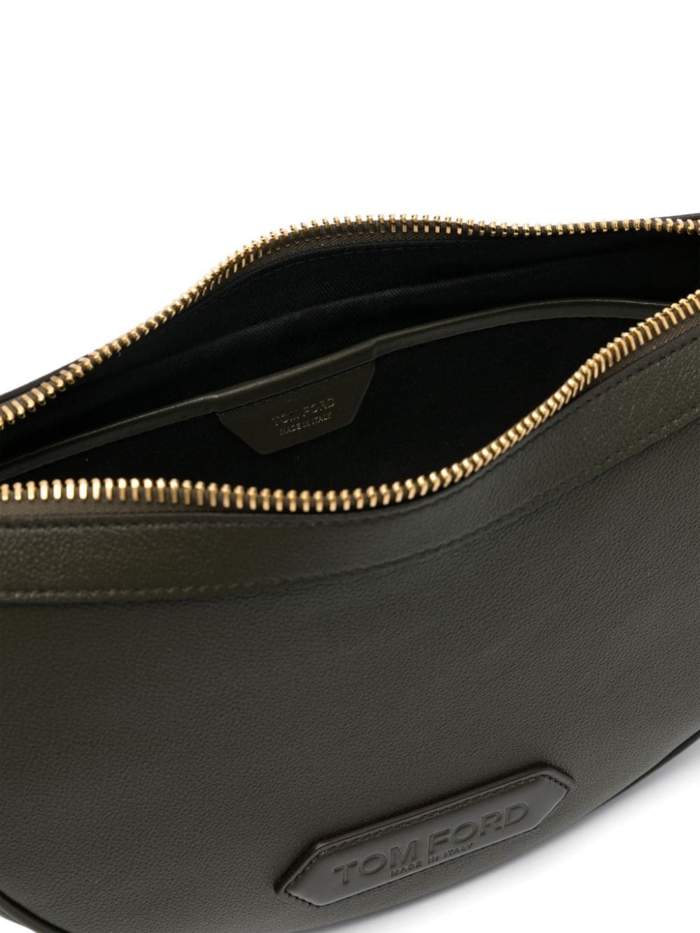 Crescent leather shoulder bag - 5