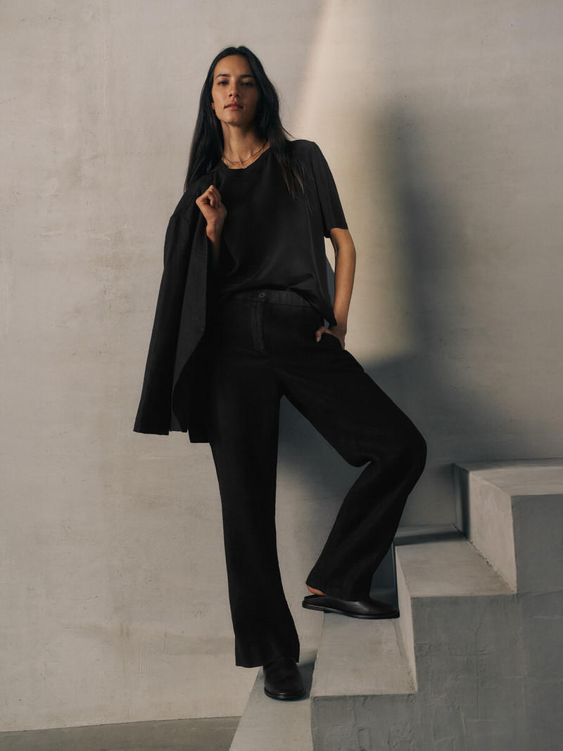 Silk Crepe de Chine Bold Tee 7
