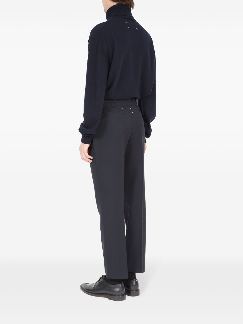 virgin-wool cropped trousers - 5