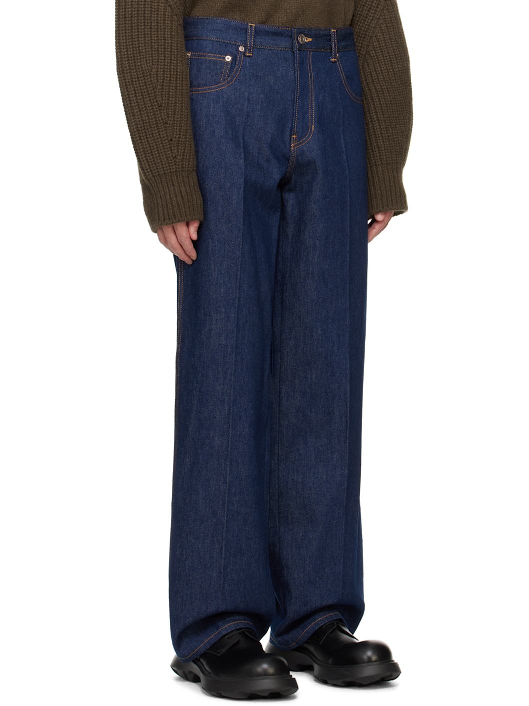 Blue Vincent Straight Fit Jeans - 2