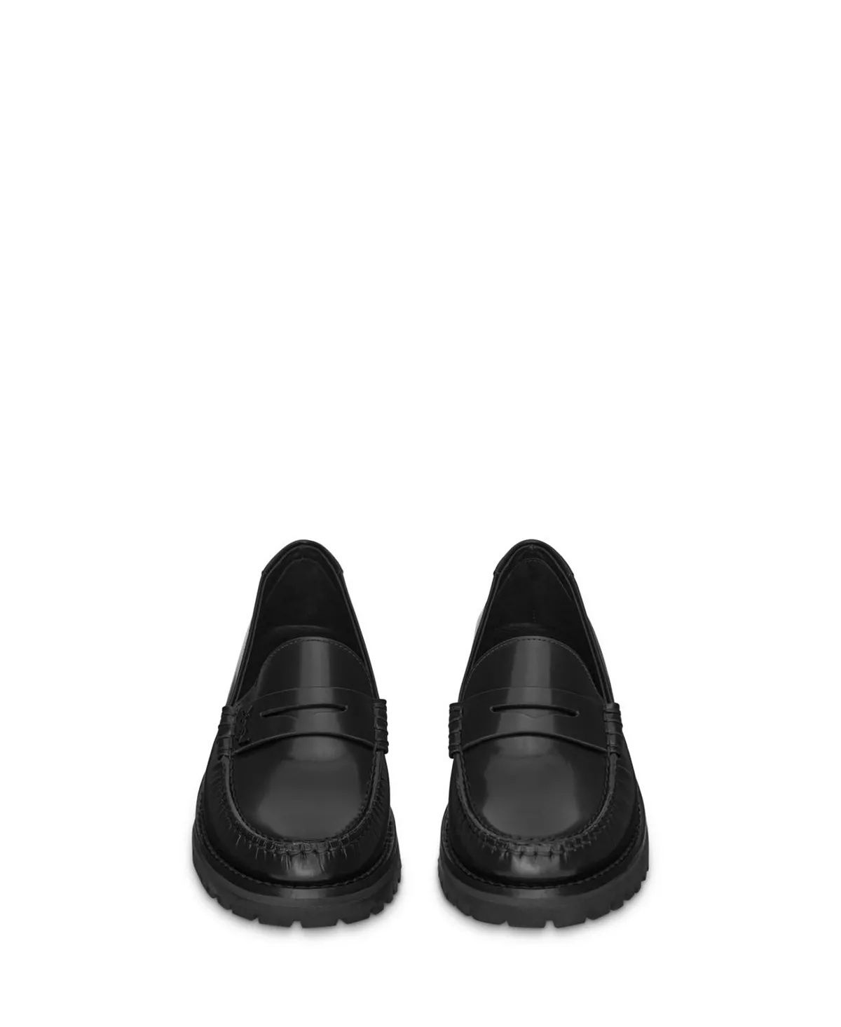 Le Loafer Chunky Penny Slippers in Smooth Leather - 2