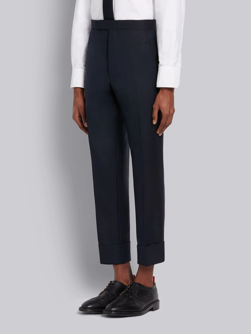 Thom Browne Navy Super 120s Wool Twill Trouser outlook