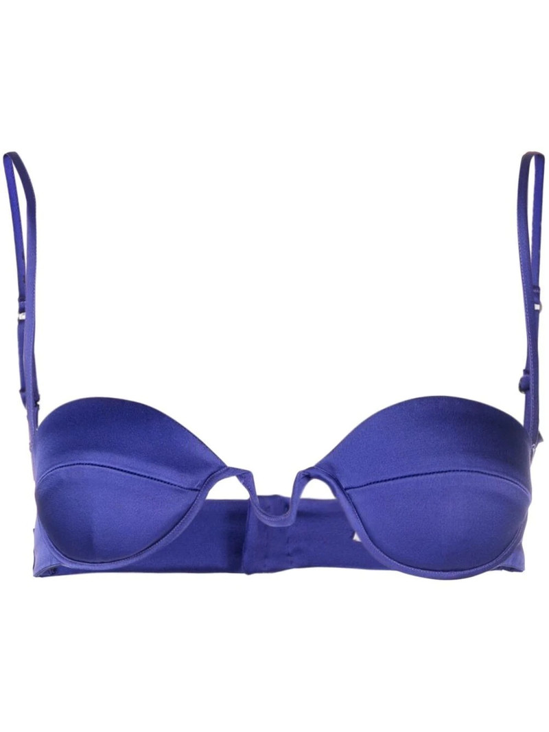 wired satin bra top 1