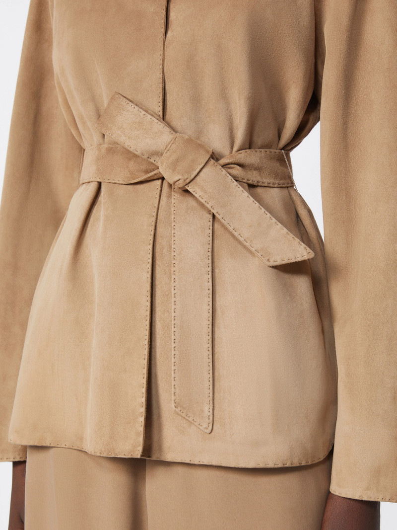 ABITO Suede jacket - HAZELNUT BROWN 6