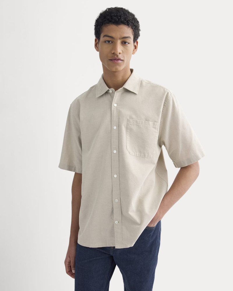 EVERLANE LIGHTWEIGHT SHORT-SLEEVE OXFORD outlook