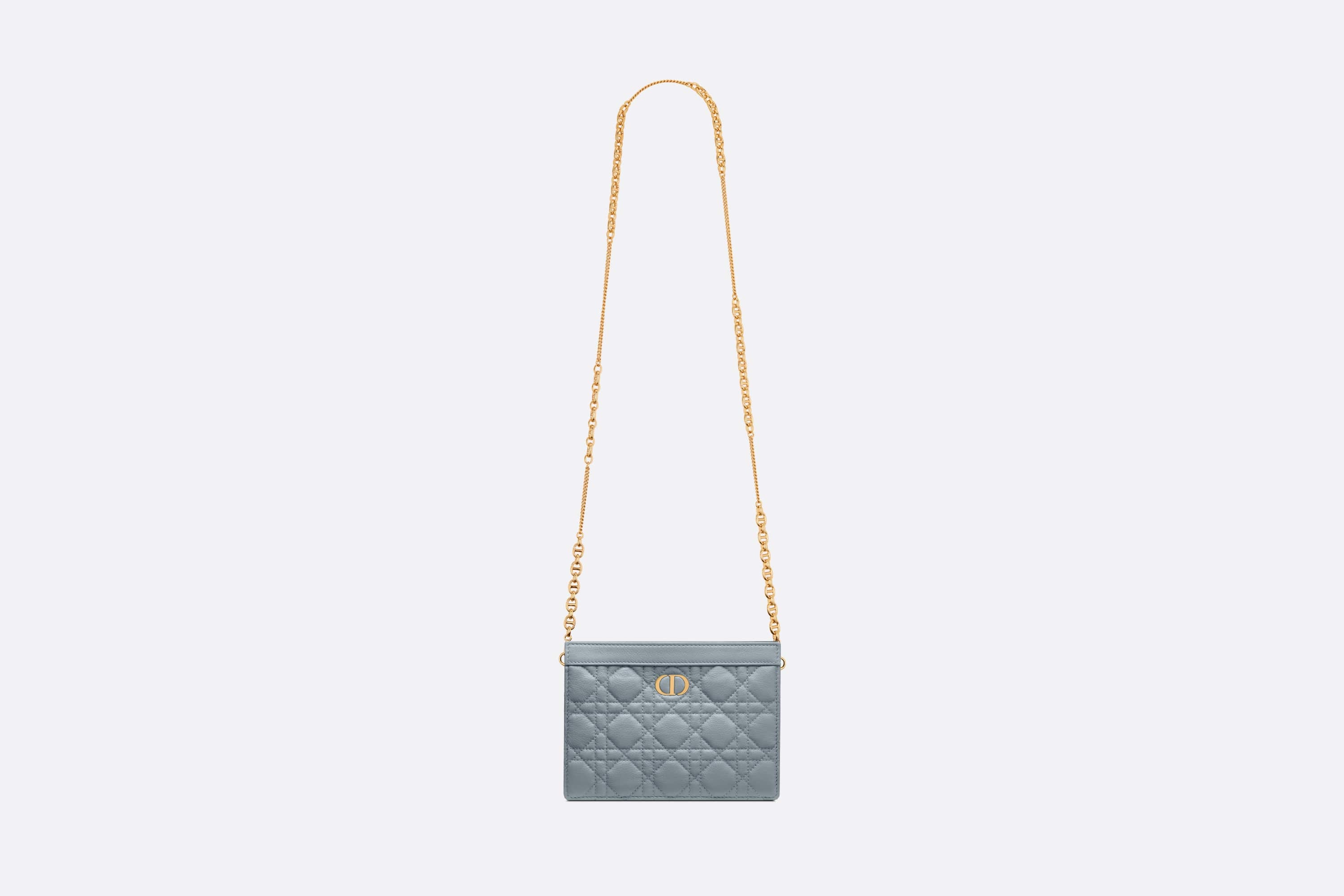 Dior Caro Zipped Pouch with Chain - 4