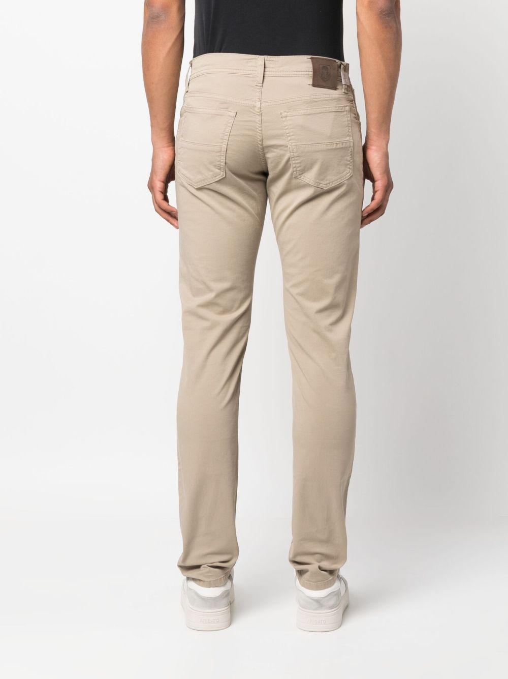 low-rise skinny trousers - 4