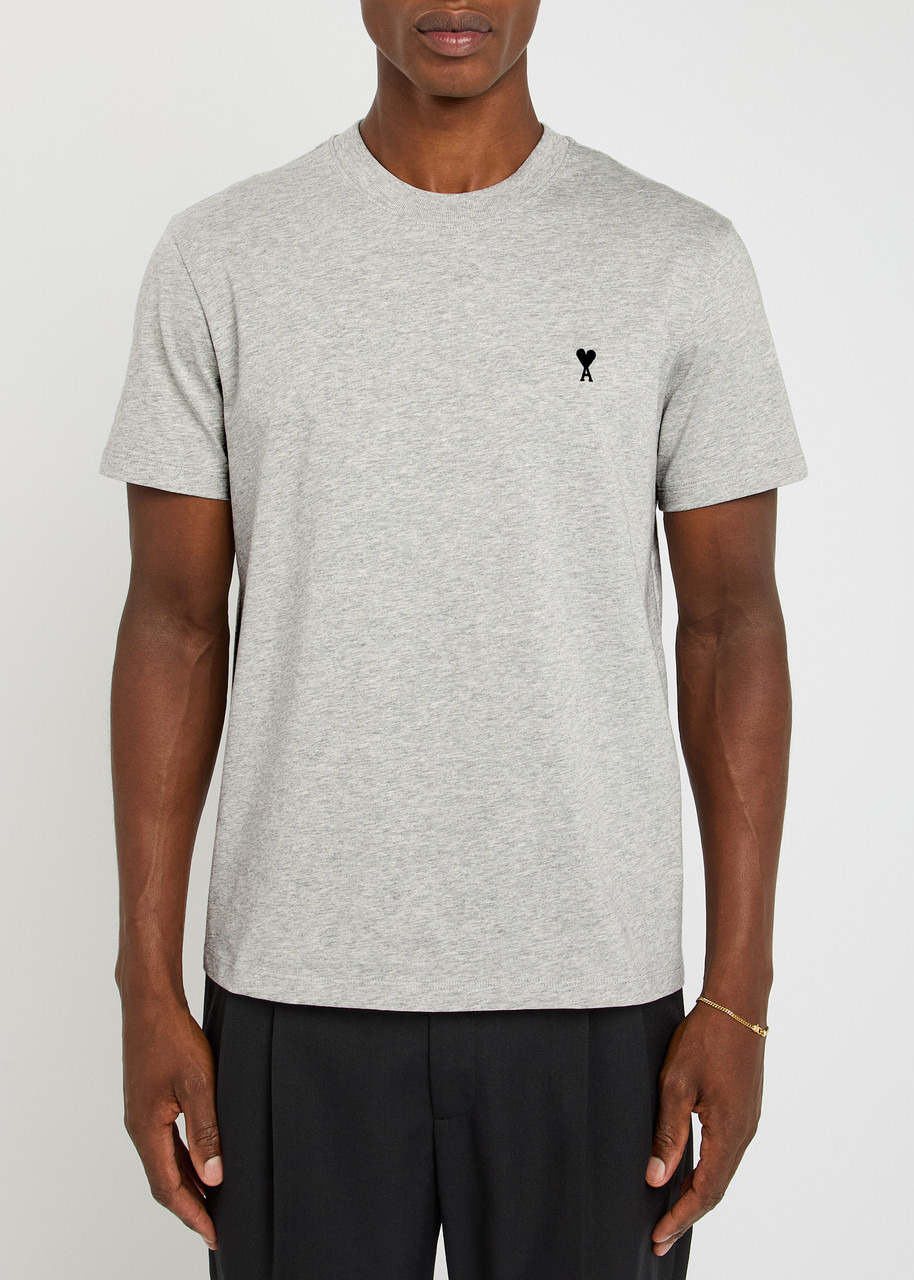 Ami Paris Logo-embroidered Cotton T-shirt - 2