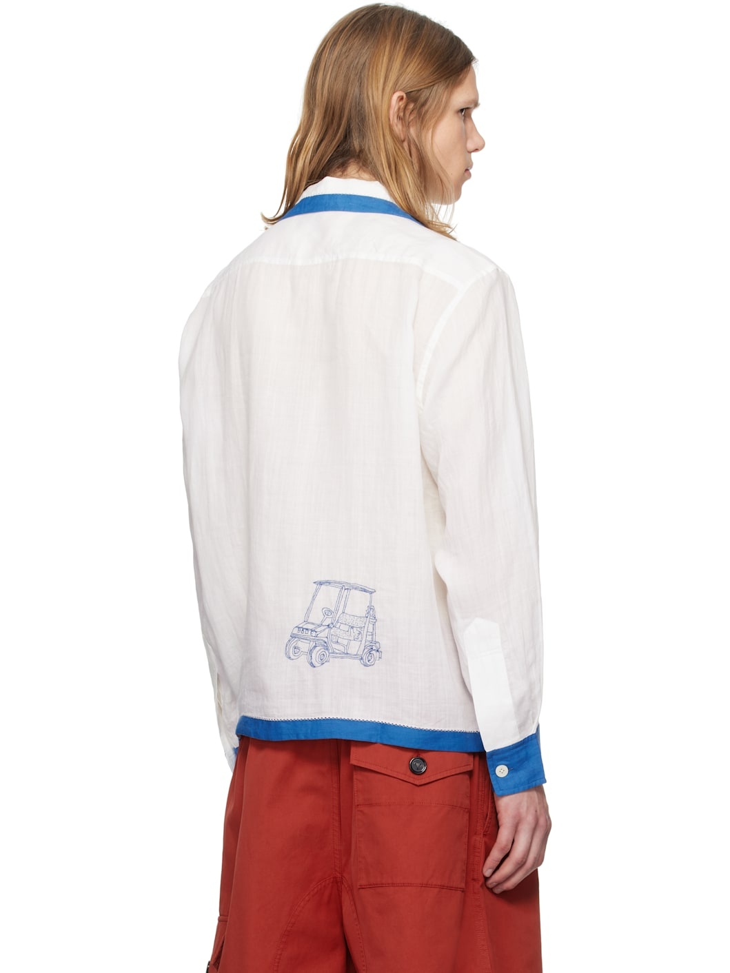 White Club Champion Long Sleeve Shirt - 3