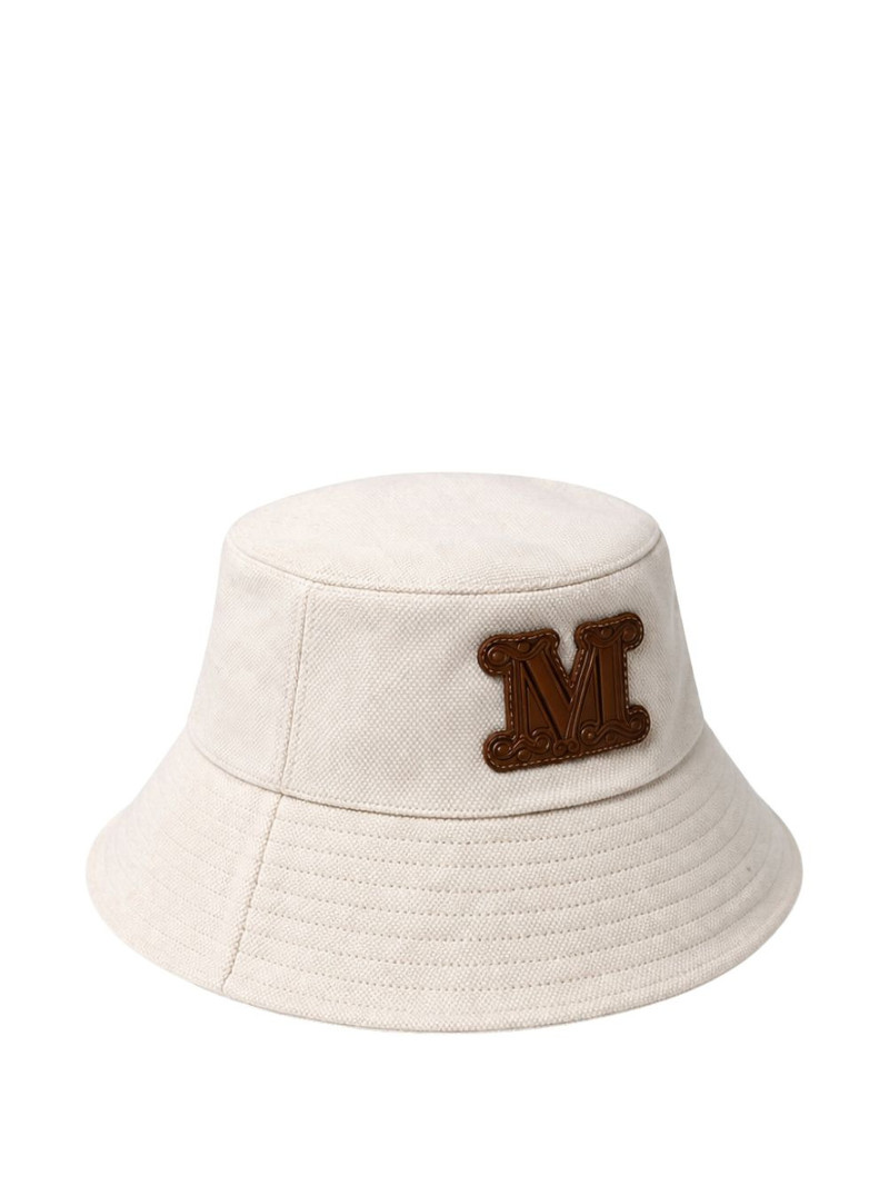 Max Mara logo-appliqué bucket hat outlook