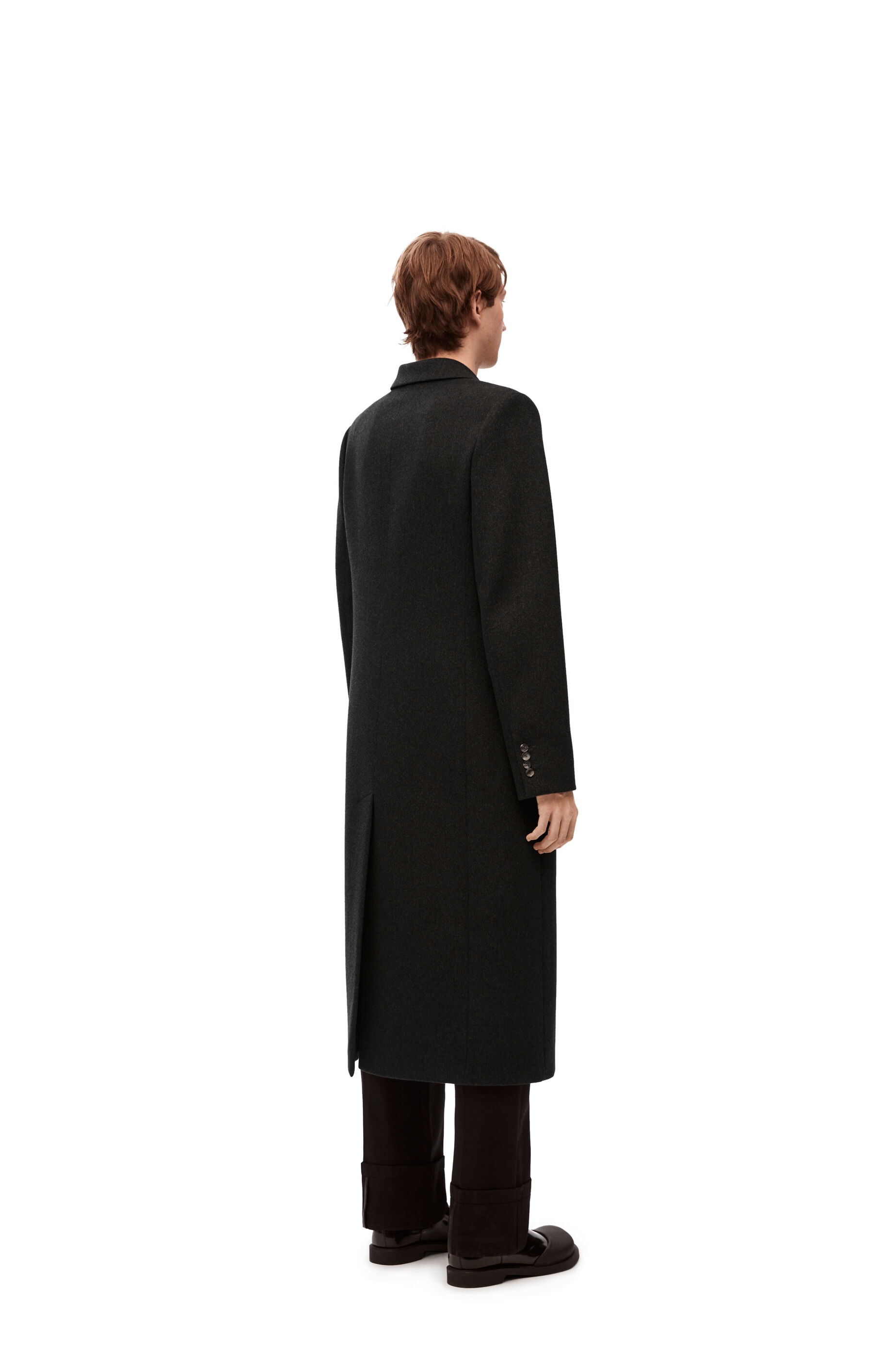 Tailored coat in wool and cashmere - 3