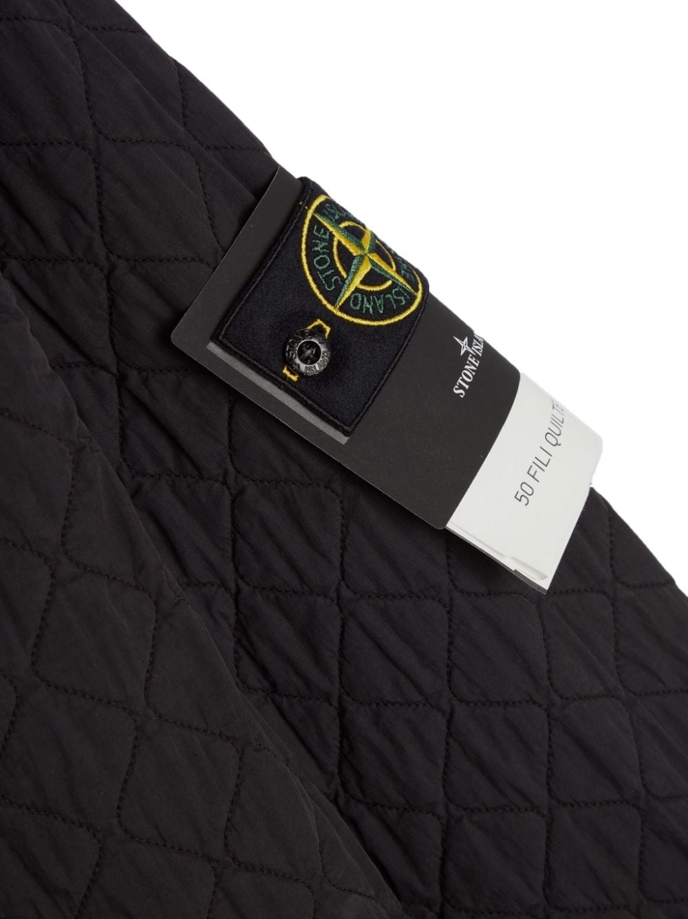 quilted press-stud bomber jacket - 4