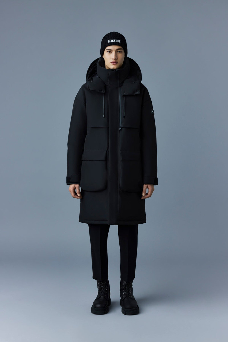 MACKAGE GABRIEL agile-360 down jacket with removable hood outlook