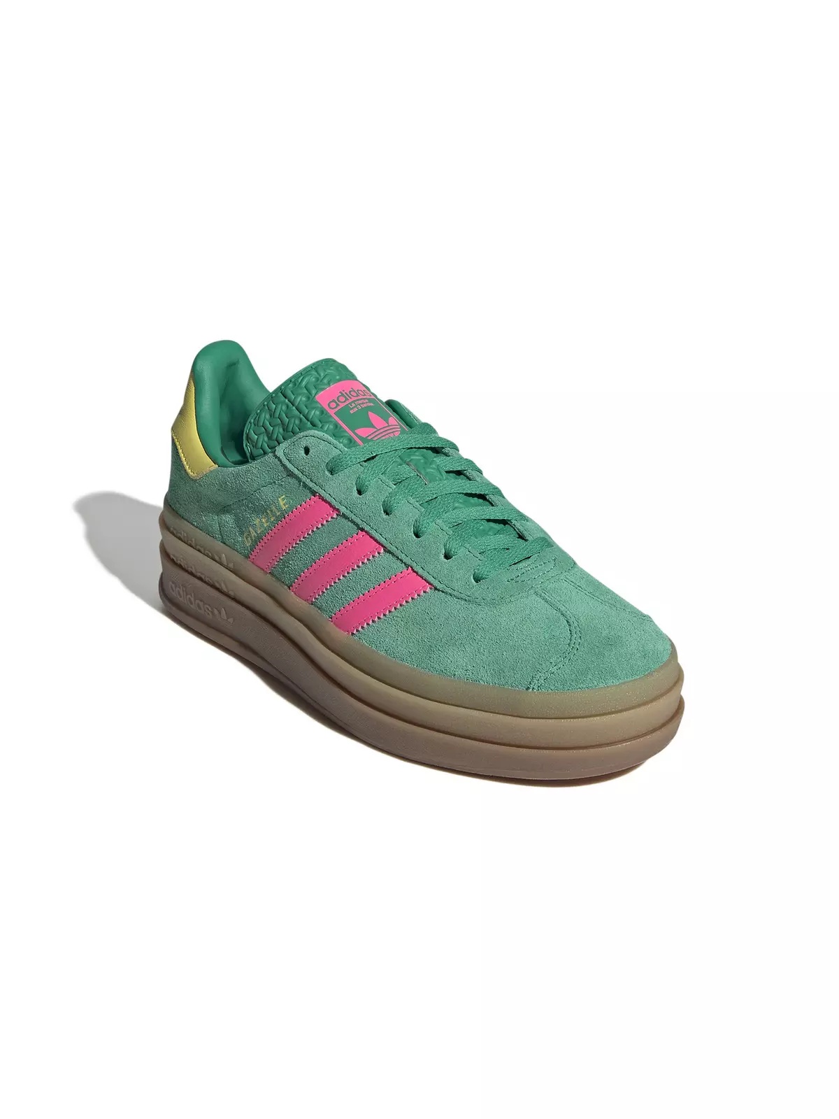 Originals Gazelle Bold "Court Green/Lucid Pink/Pure Sulfur" Women's Shoe - 6