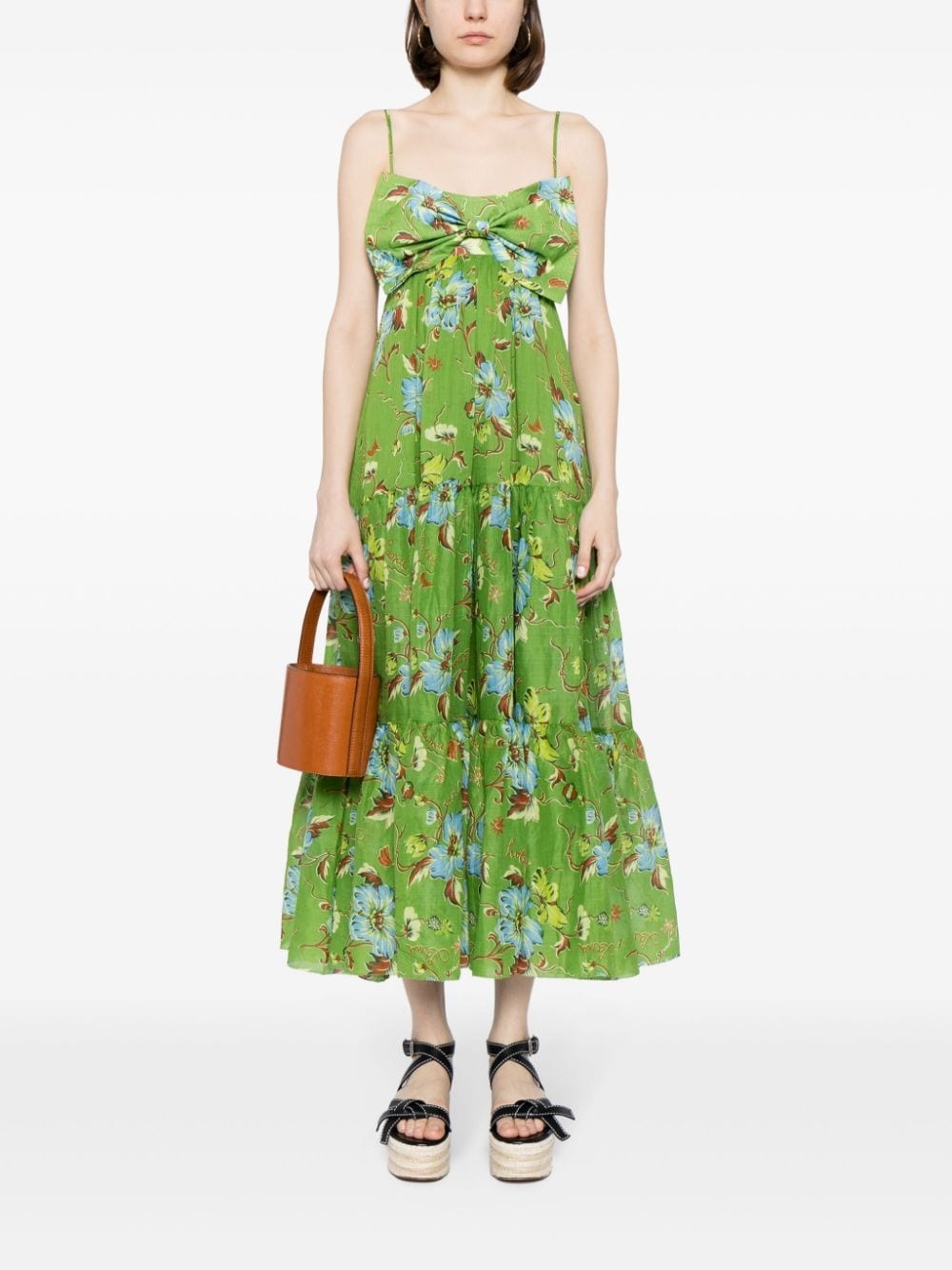 Hotel Lamu floral-print midi dress - 2