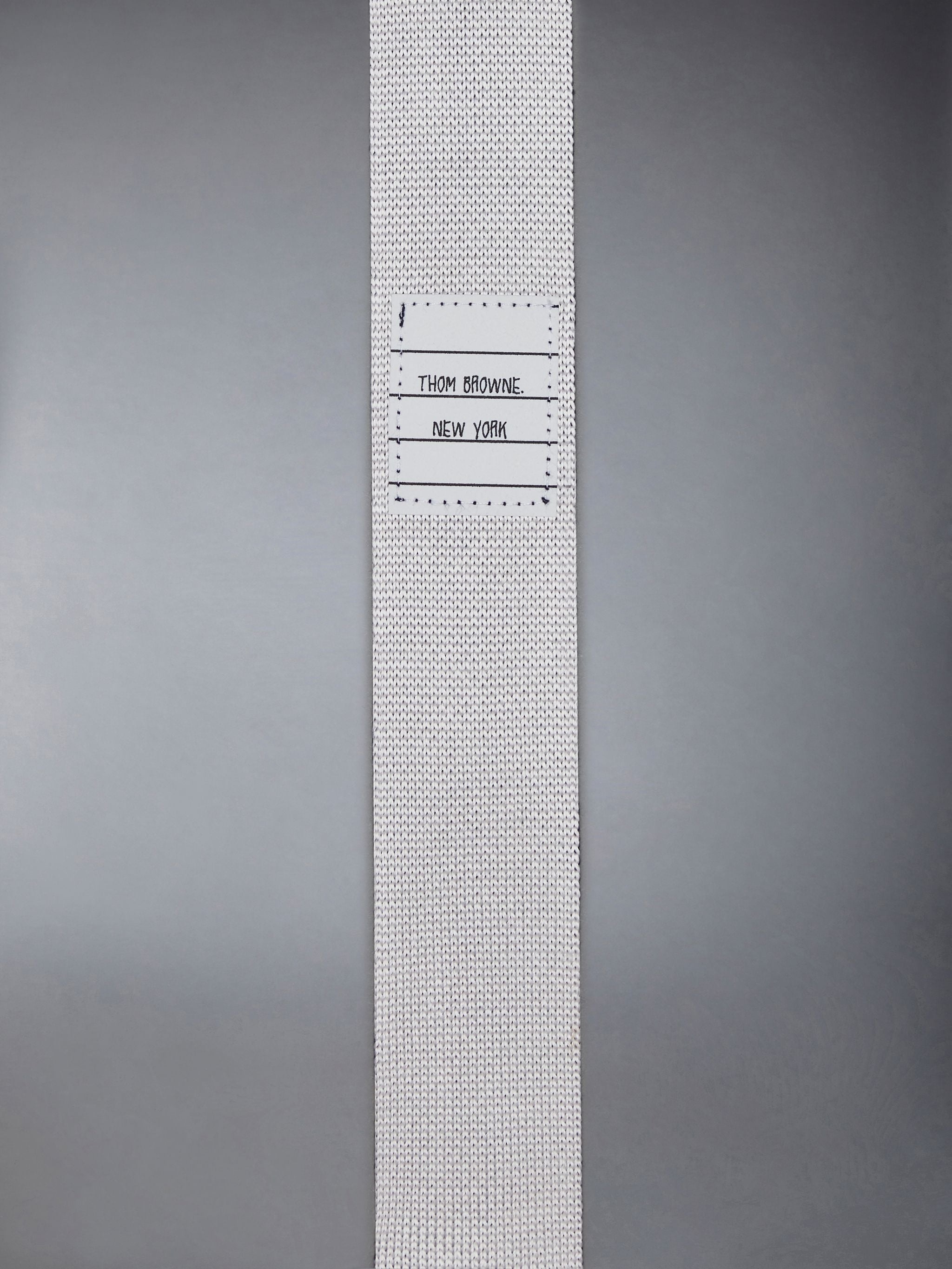 Silk Jacquard Knit Whale Icon 4-Bar Tie - 3
