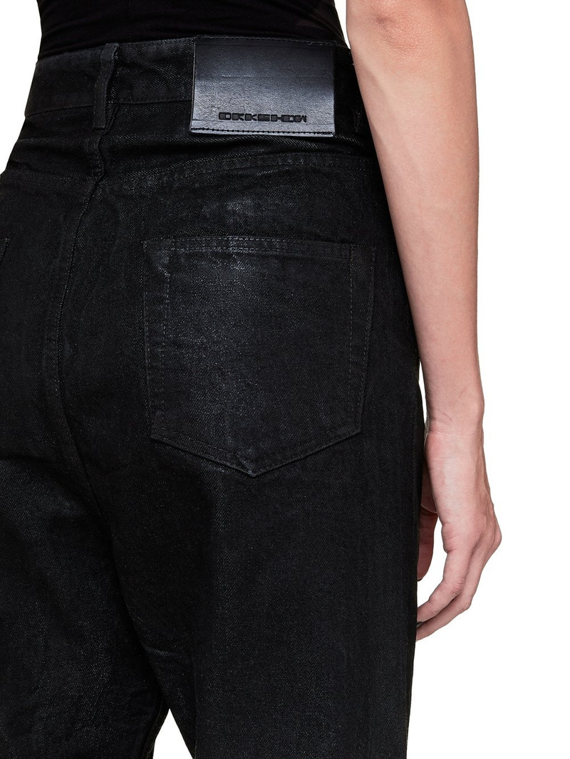 dropped-crotch cropped jeans 10
