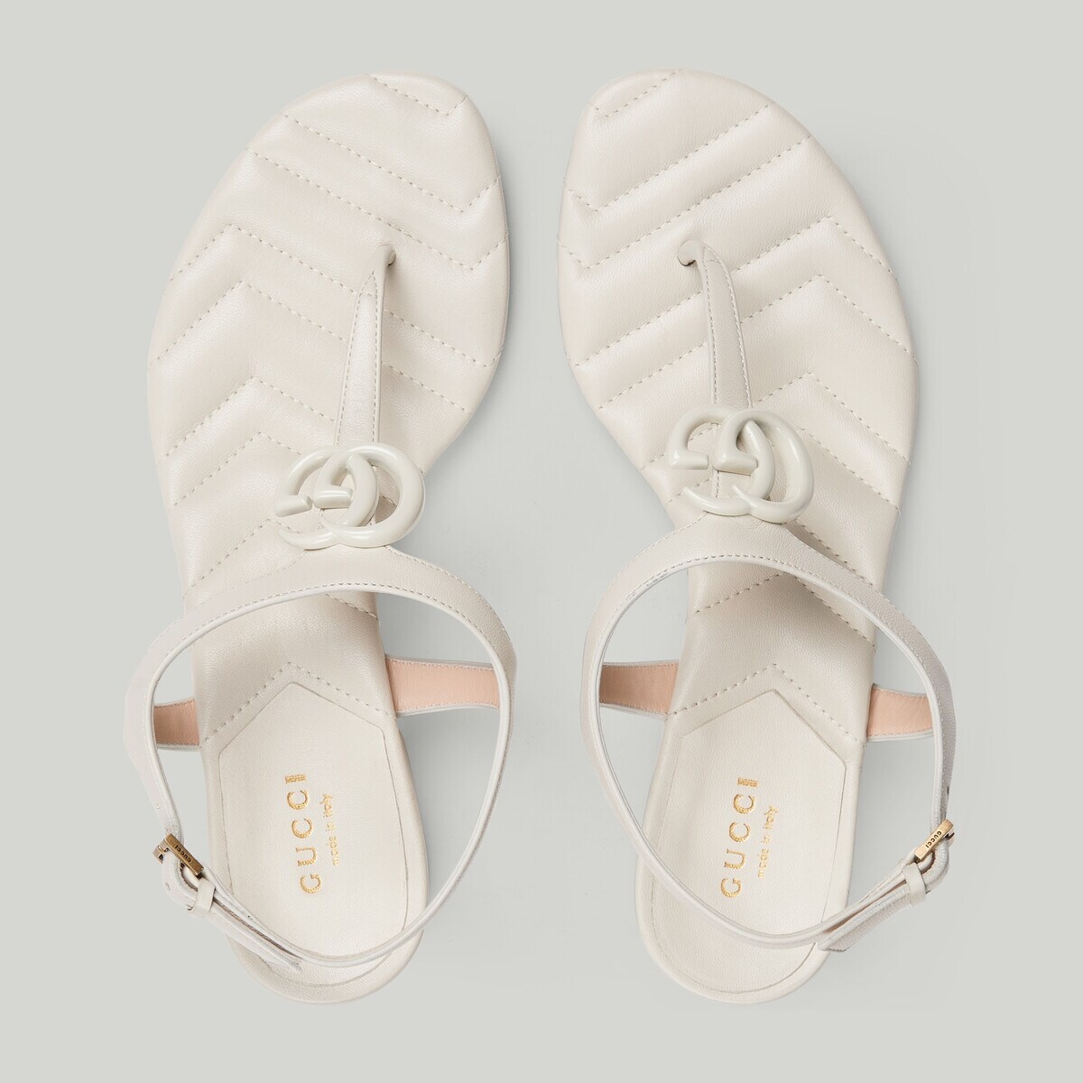 Women's Double G thong sandal - 4