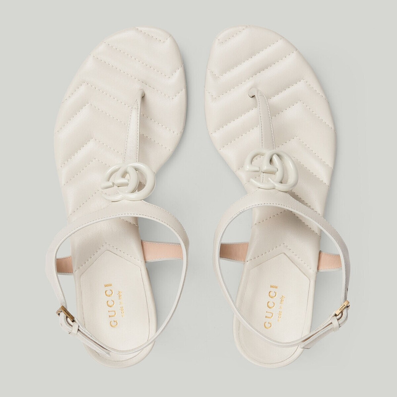 GUCCI Women's Double G thong sandal outlook