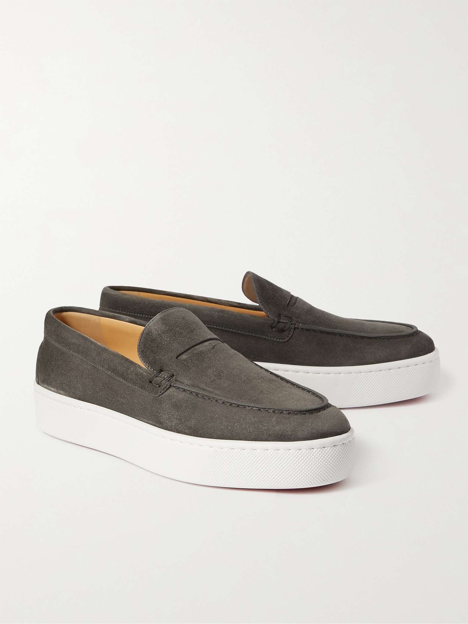 Paqueboat Suede Penny Loafers - 4