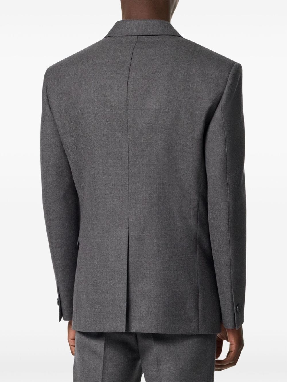 multi-pocket single-breasted blazer - 4