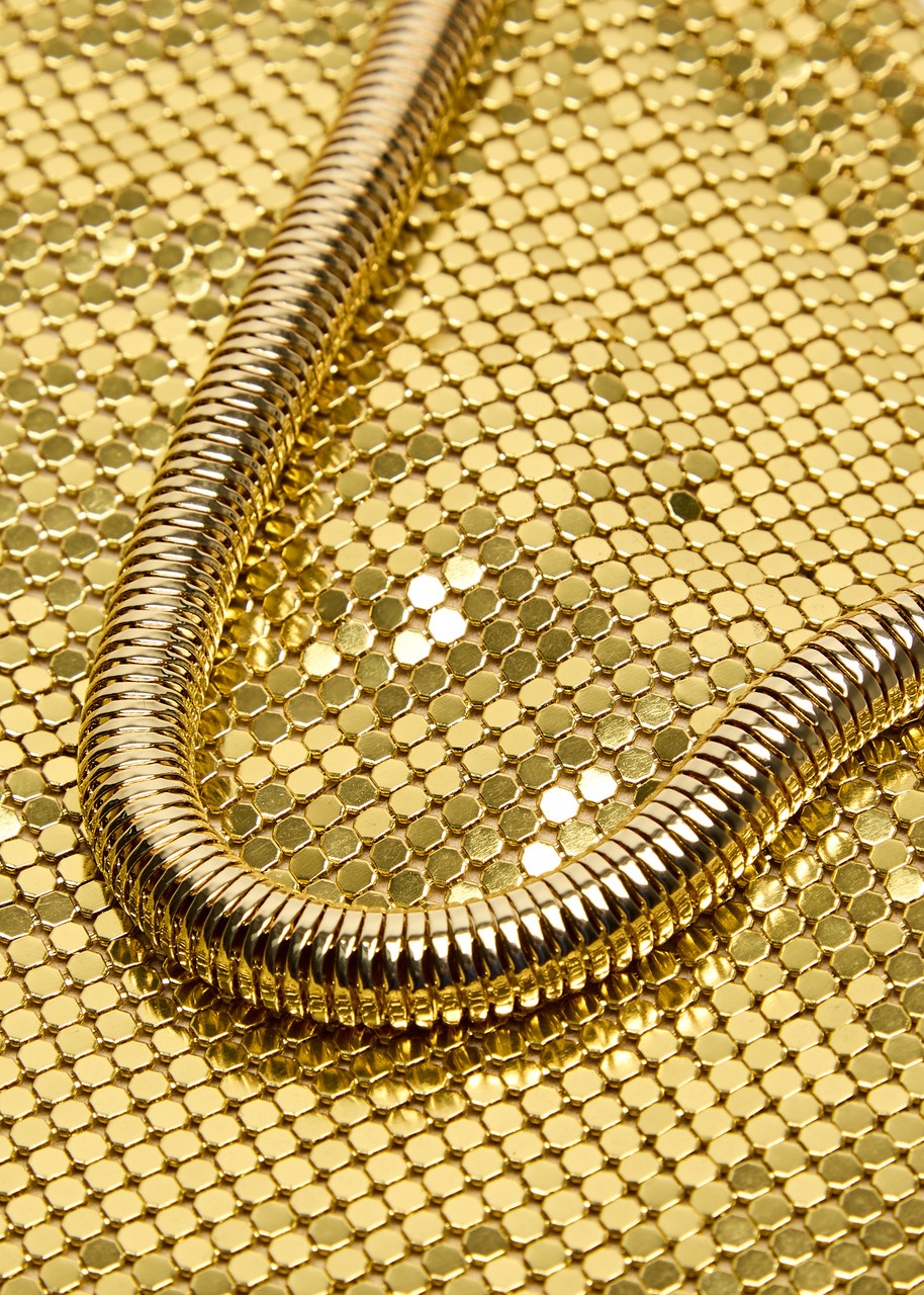 Rabanne Pixel Tube Chainmail Shoulder bag - 3