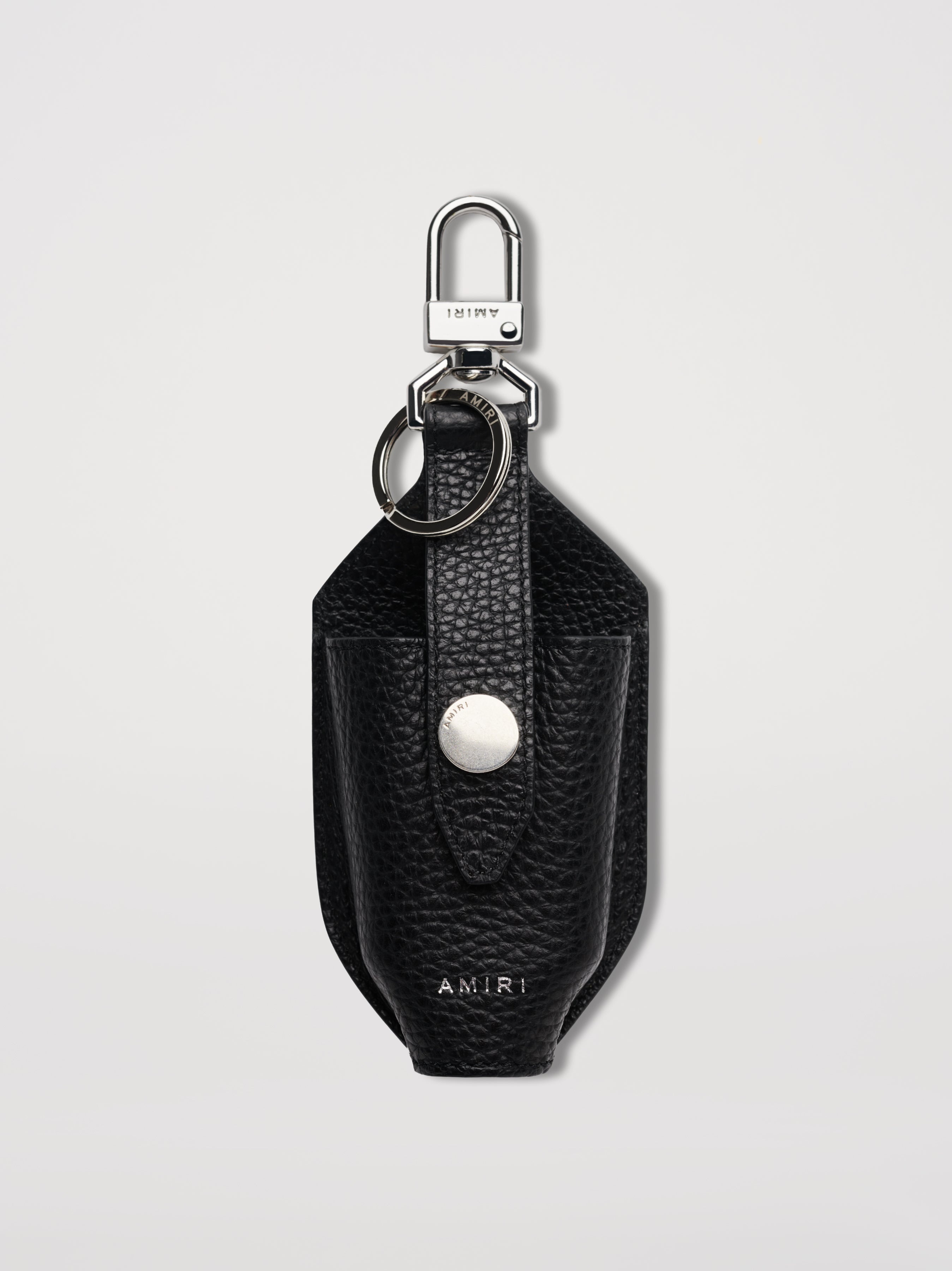 LEATHER HAND SANITIZER HOLDER - 1