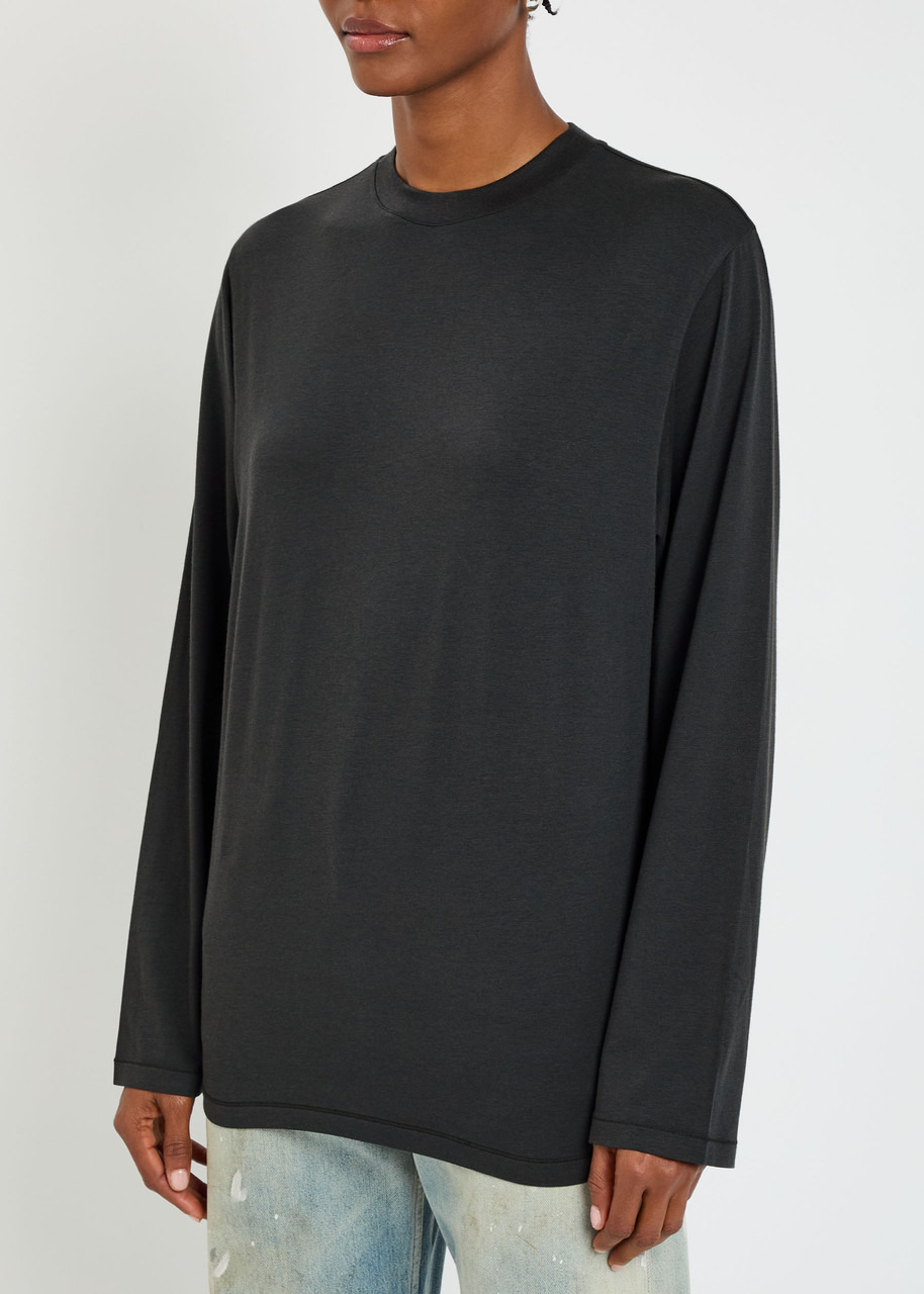 Skims Long Sleeve Modal-blend T-shirt - 2