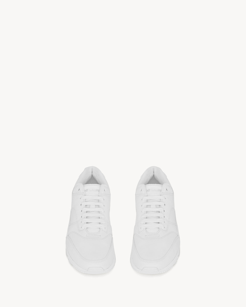 SAINT LAURENT bump sneakers in smooth leather outlook