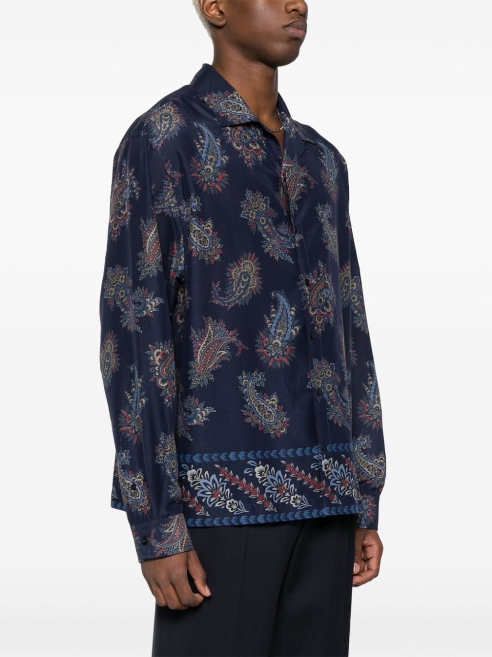 paisley-print shirt - 3