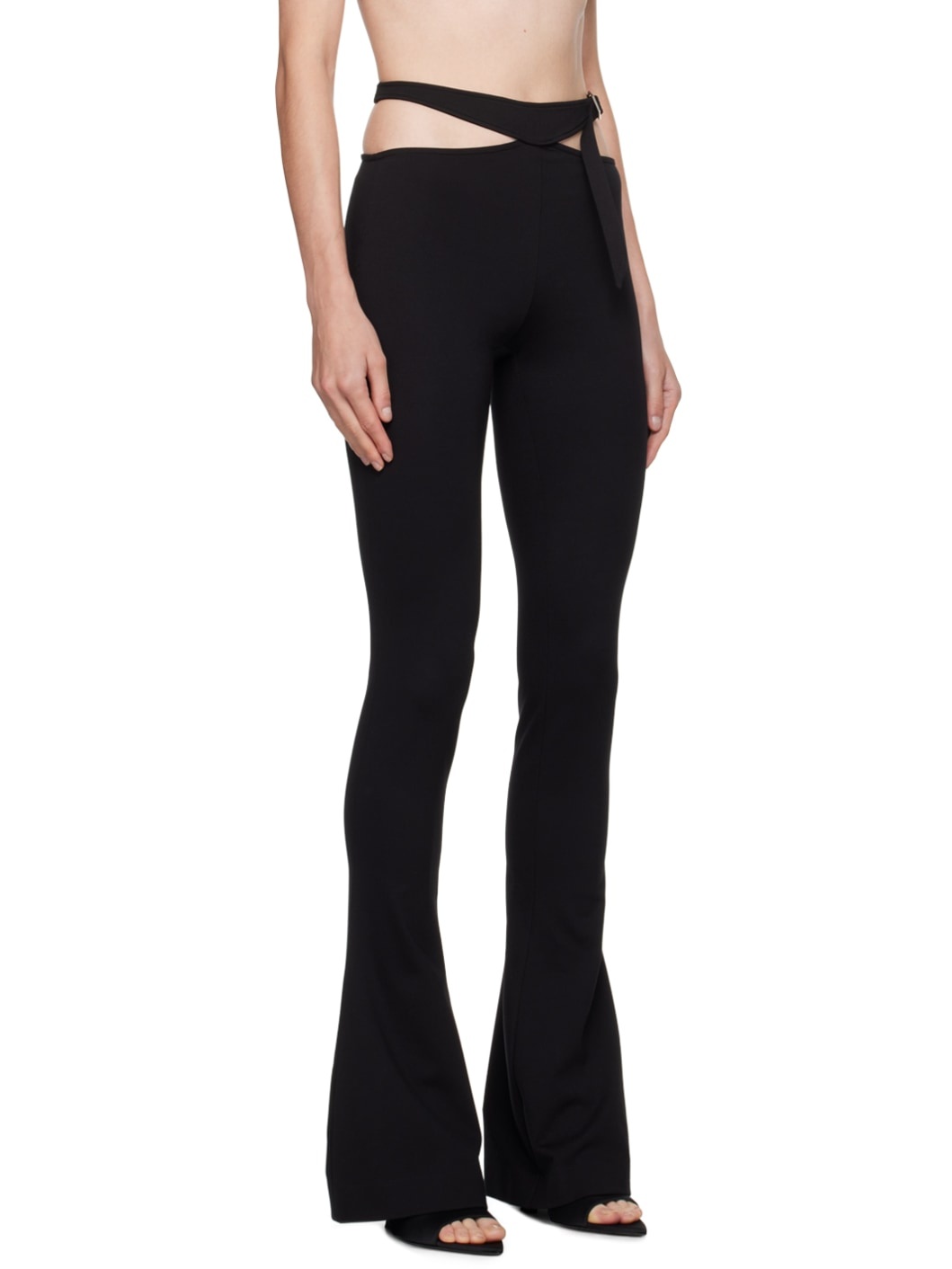 Black Slim Trousers - 2