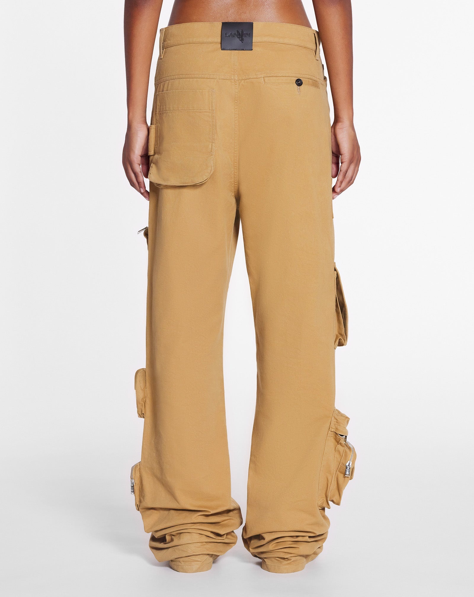 LANVIN X FUTURE WIDE-LEG UTILITY PANTS - 7