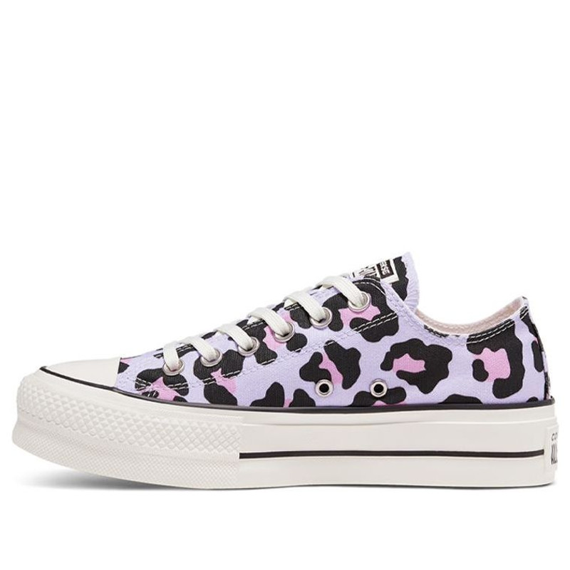 (WMNS) Converse Chuck Taylor All Star Lift Low 'Leopard' 568003C - 1